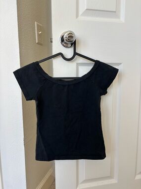 Brandy Melville Black Elodie Top